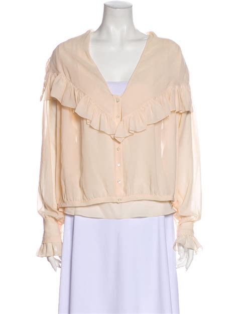 dior silk blouse|pre owned christian Dior tops.